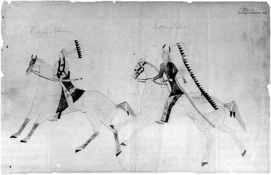 Sitting Bull och Crazy Horse